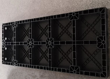 قالب سازی ساختمانی پلاستیکی سیاه و سفید، قالب قالب بتونی عایق برای ستون های بتنی