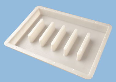 PP سرامیک پلاستیکی سوراخ پلاستیکی قالب مربع سطح صاف قابل انعطاف پذیری آسان است